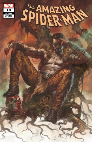 AMAZING SPIDER-MAN #19 LUCIO PARRILLO EXCLUSIVE SPIDERMAN KRAVEN 1