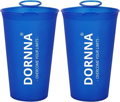 Soft Cup - Faltbarer Becher BPA-Free, 2x200ml Becher Faltbar Trailrunning,
