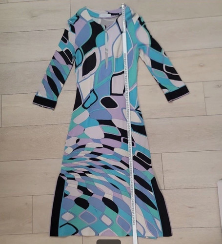Emilio Pucci, Emilio Pucci abito donna stampa iconica vintage XS