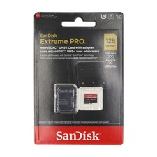 Sandisk 128GB Extreme Pro UHS-I Micro SD Up to 200MB/s Read with SD Adapter