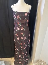 Women’s Long Silk Dress More To Come Size Small
