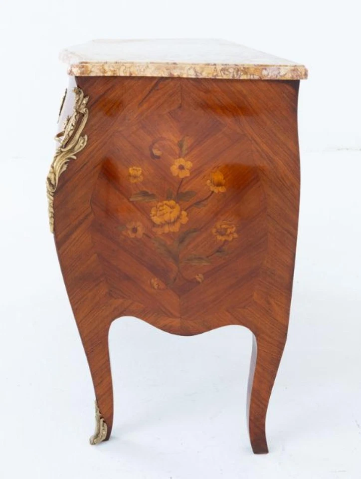 Gavetas baú cômoda bomba Império Francês - Imagem 3 de 4