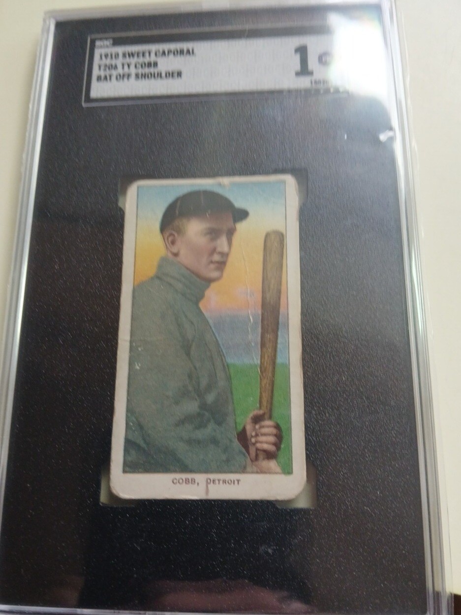 1909-11 T206 - Ty Cobb Back Bat Off Shoulder