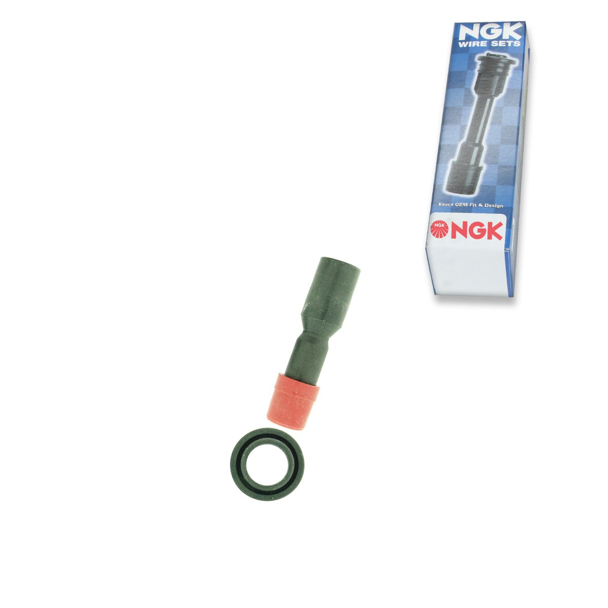 NGK 58986 CPB-H003 Ignition Coil Boot for SPP111E SPB174 702479 671-4301 ld