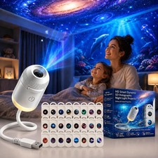 HD Smart Dynamic 5D Holographic Night Light P...