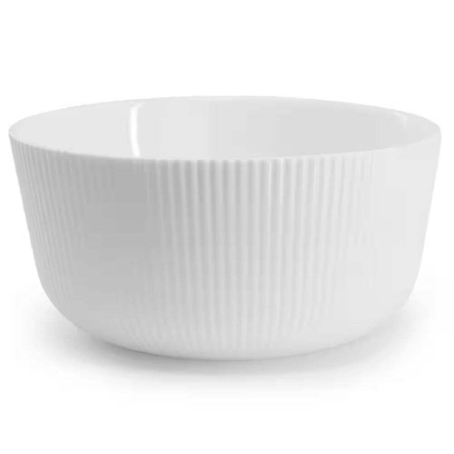 Gibson Ultra Swanton Stripe 12 Piece White Opal Glass Dinnerware Set - 第 4/7 張圖片
