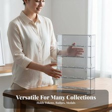 Acrylic Commemorative Coin Display Case Sturdy and Long-Lasting Acrylic Coin
