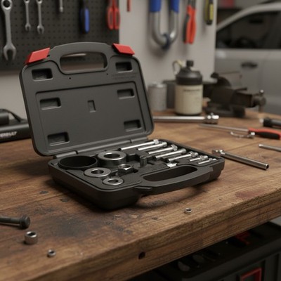 Heavy Duty Blow Molded 14-Piece Tool Set for Alternator & Power Steering Repair