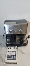 KRUPS XP2000 Coffee Espresso Machine w/ Carafe, Filters ,Portafilter Damaged