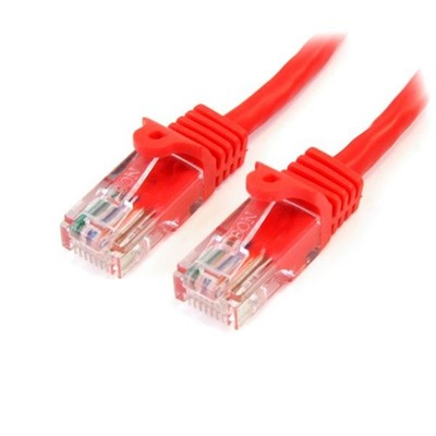 Startech 45Patch30Rd 30Ft Red Cat5E Cable Snagless Ethernet Gigabit Lan