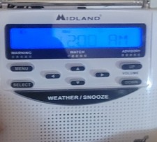 Midland WR-120EZ NOAA Weather Alert Radio S.A.M.E Digital All Hazards