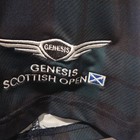 Genesis Scottish Open Glenmuir Men’s L Plaid Golf Polo Black/Green Short Sleeve — photo 3