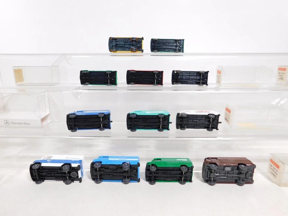 12x Wiking H0 1:87 MB L 406/207 D/507 D: BR+Wacker+Tegel Etc S.G./Mint #DG28-0.5 - Image 3 of 4