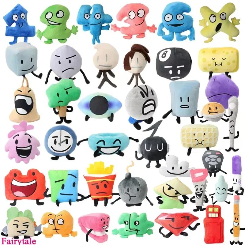 BFDI Battle for Dream Island Plush Figure - Stuffed Toy Gift for Kids & Fans