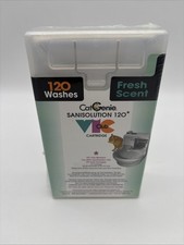 CatGenie SaniSolution 120 VIC Cartridge Fresh Scent 120 Washes NEW Sealed