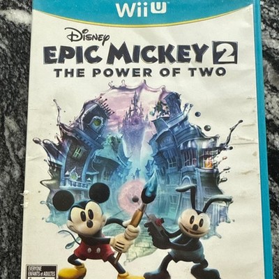 Epic Mickey 2 the Power of Two - Nintendo Wii U CIB Tested