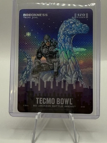 Brockness Tecmo Bowl Bo Jackson Battle Arena Skyline 120 Ice S361 2026 Foil