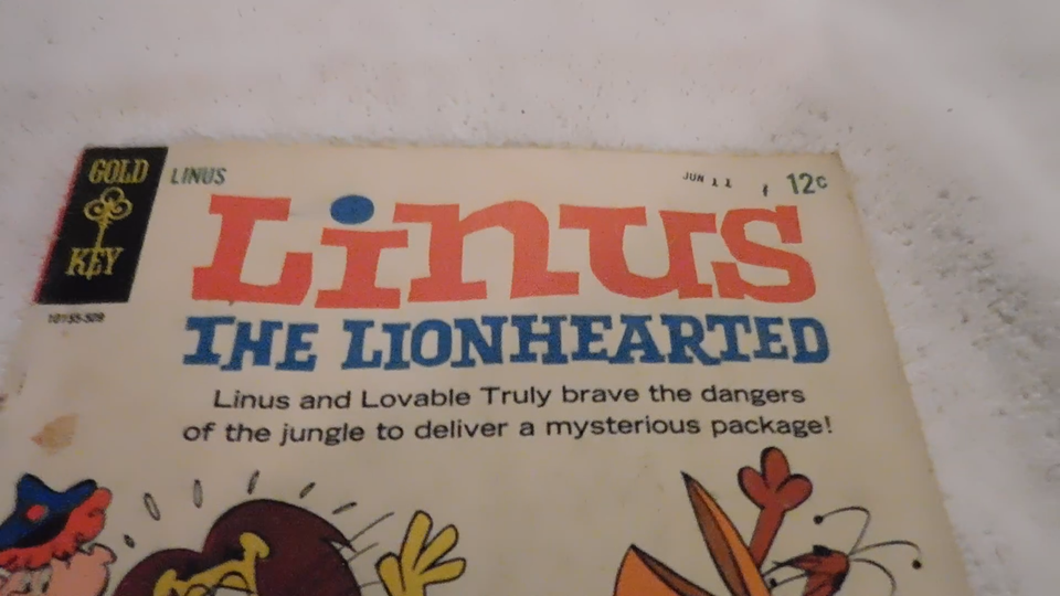 26- 99 Vintage 1965 #1 Gold Key Linus the Lionhearted Comic Comics ...