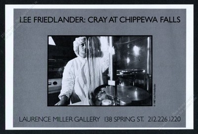 1988 Lee Friedlander Cray Research Supercomputer Chippewa Falls photo print ad