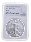 Photo of a 2011-W American Silver Eagle from an eBay listing that sold on Jul 17, 2026