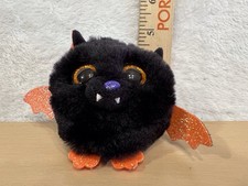 TY Beanie Boo Echo Black Bat Plush Halloween Glitter Wings 2021
