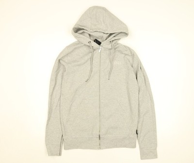 STATUS Hoodie Herren Grau Full Zip S Regular Fit