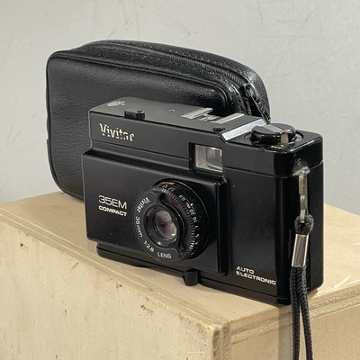 Vivitar Compact-Camera 35EM Auto Electronic Objektiv 2,8/35 mm  Neue Batterien