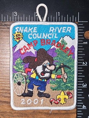 Snake River Council Camp Bradley 2001 Boy Scout Camp Patch BSA