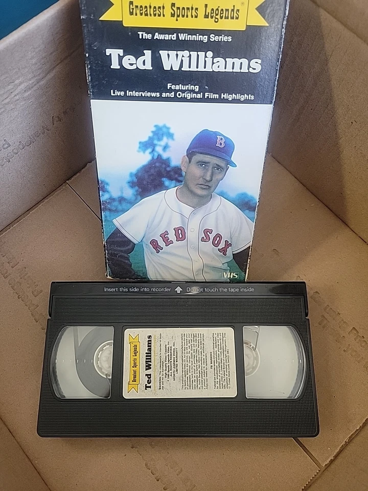 Ted Williams Greatest Sports Legends VHS 1985 Collector Series Host Tom Seaver - Image 3 of 3