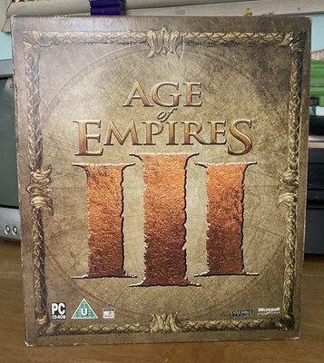 Age of Empires III (3) Big Box Collectors Edition komplett mit Poster - PC Spiel