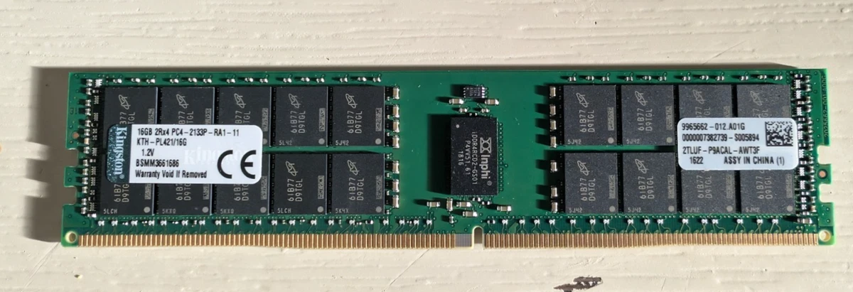 Kingston PC4-17000 (DDR4-2133) Bus Speed Computer RAM 16 GB Total