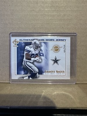 2002 private stock game worn jerseys logo Emmitt smith #40,s#44/44