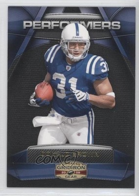 2009 Donruss Gridiron Gear Performers Gold 41/100 Donald Brown #20 Rookie RC 0l1