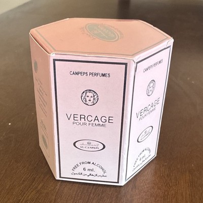 AL-CANPEPS VERCAGE POUR FEMME Alcohol-Free Gift Set 6ml New with Box