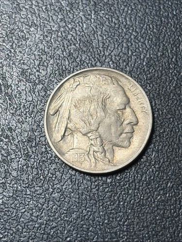 1913 P Type 2 Buffalo Nickel AU