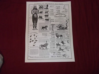 Seventh-day Adventist 1843 Prophecy Chart Facsimile 17