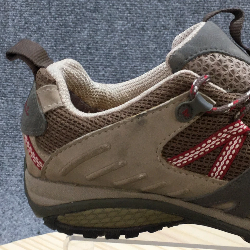 Merrell Zapatos Mujer 6 Sirenas Deportivas Gore Tex Senderismo Tenis J13044 Marrón Rojo Foto 3 de 4