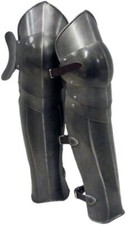Medieval LARP Articulated Greaves Leg Armor for Reenactment Events full wearable