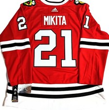 NWT-PRO-60 STAN MIKITA CHICAGO BLACKHAWKS ADIDAS CLIMALITE AUTHENTIC JERSEY