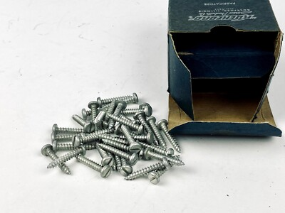 #ad #ad Vintage Box 3 16quot; Stove Bolts Rockford Screw Products Co USA 35 pieces total $27.99