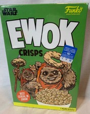 Funko POP Star Wars Cereal Box TShirt Short Sleeve Ewok Crisps Mens S Box Damage