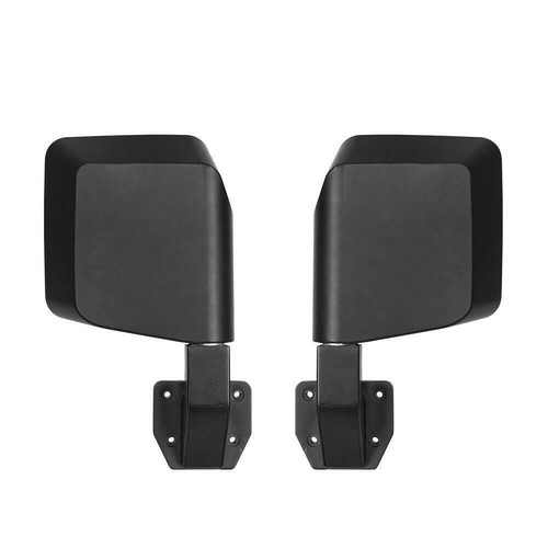 Par de espejos retrovisores Hooke Road para medias puertas aptos para 97-25 Wrangler TJ JK JL Gladiator JT - Imagen 6 de 12