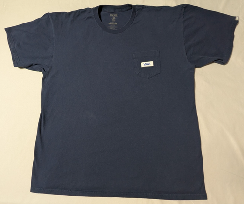 VANS x USPS United States Postal Service Blue Pocket T-Shirt - Men XL - Picture 10 of 14