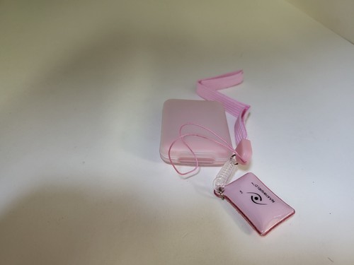 MINI PINK Hard Shell Protective storage Case Holds 2 Nintendo DS Cartridges #9D - Picture 5 of 7