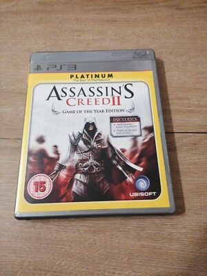 Jeu PlayStation 3 Assassin's Creed 2 - Complet Avec Notice - Très Bon état
