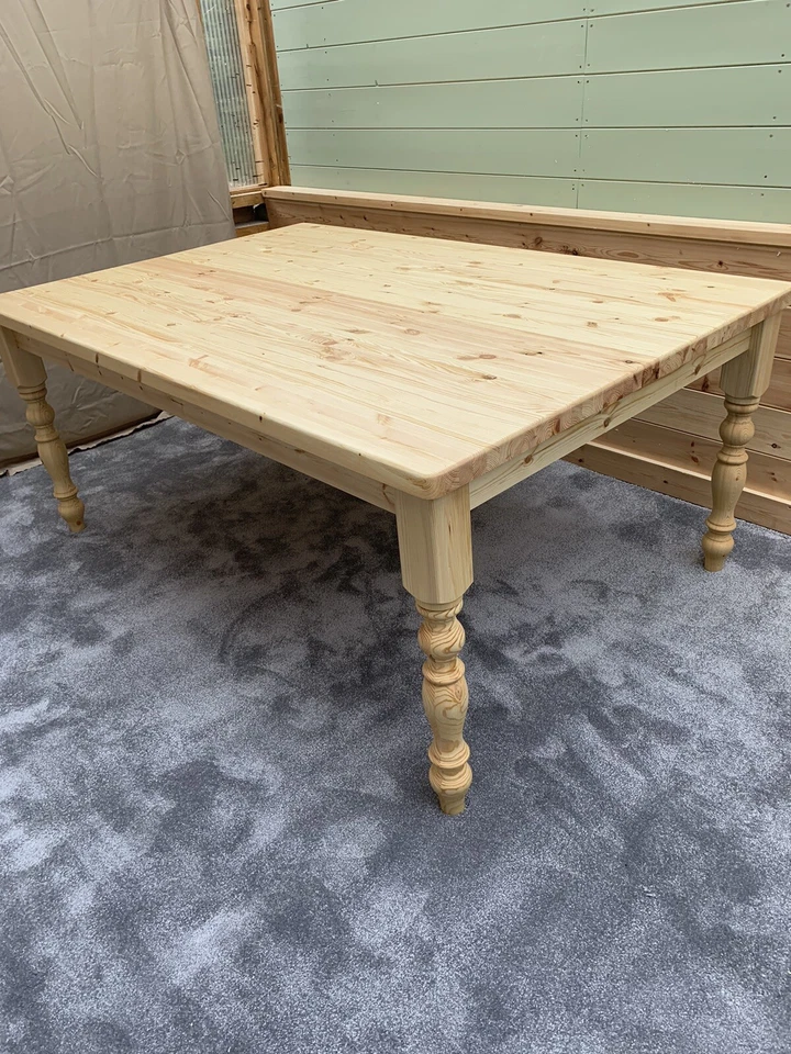 6ftX4ft Wide Farmhouse Table - Image 2 of 4
