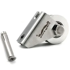 U-Type Groove Wire Rope Pulley Stainless Steel Heavy Duty Cable Mute Pulley