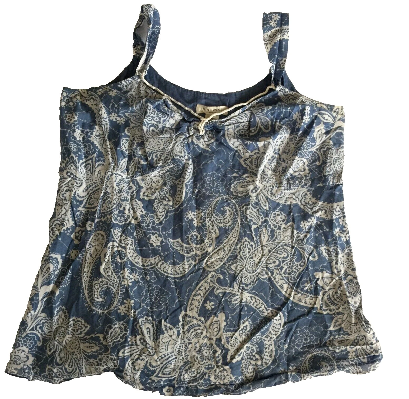 Tops floral Nine West Nylon para Mujeres