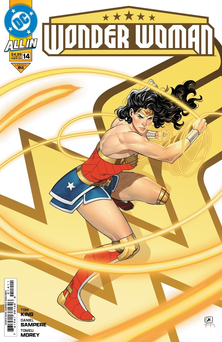 Wonder Woman #14 Daniel Sampere Foil Cardstock All in Variant