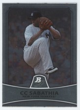 2010 Bowman Platinum #21 CC Sabathia New York Yankees HOF